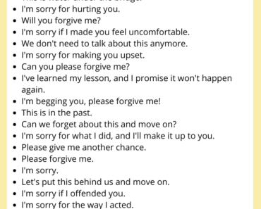 Creative Ways to Say Sorry