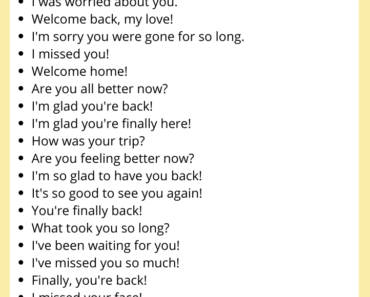 Creative Ways to Say Welcome Back