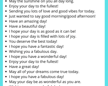 Funny Ways to Say Enjoy Your Day