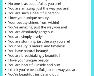 Funny Ways to Say You Are Beautiful
