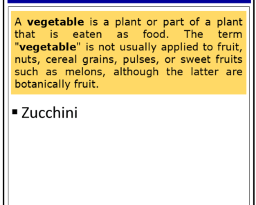List of Vegetables With Z