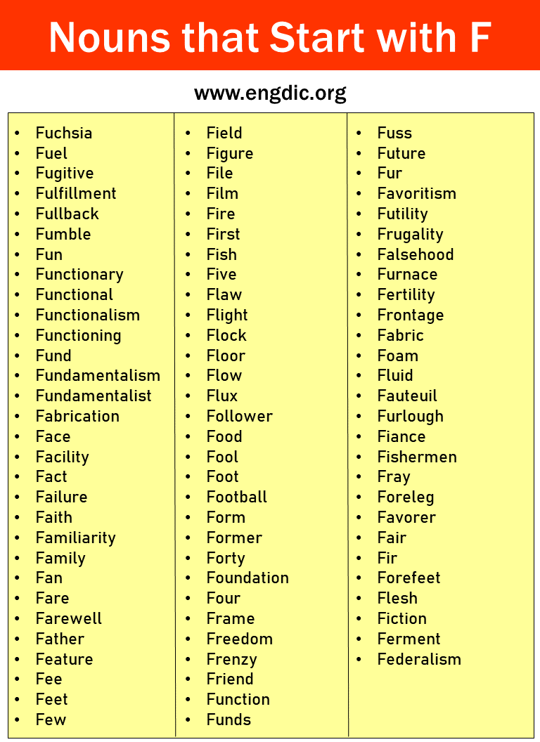 nouns that start with f picture 1