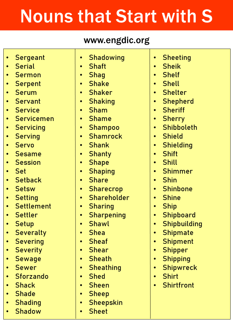 nouns that start with s picture 3