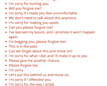 Unique Ways to Say Sorry