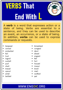 600 Verbs That End With L Complete List EngDic 600-verbs-that-end-with-l-complete-list-engdic