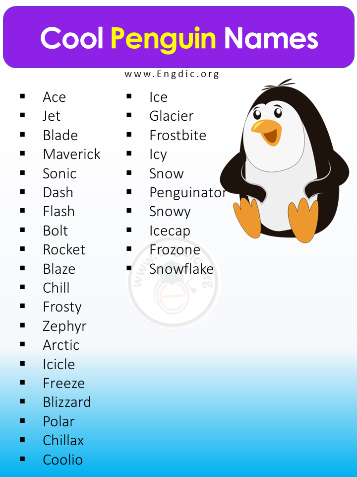 Cool Penguin Names