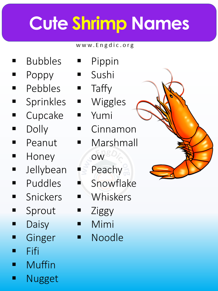 Cute Shrimp Names