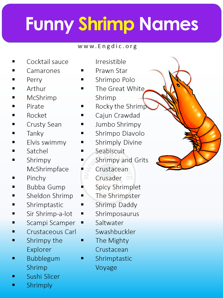 Funny Shrimp Names