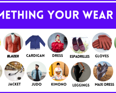 Something You Wear Beginning With A to Z, All Things You Wear