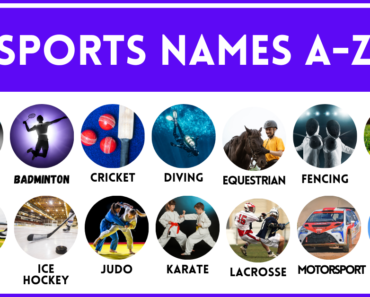 Sports Names List: Sports Beginning With A to Z