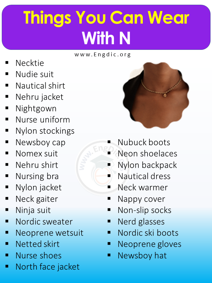 Things You Can Wear With N