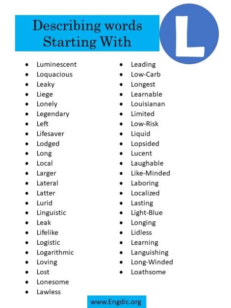 describing-words-that-start-with-l-engdic