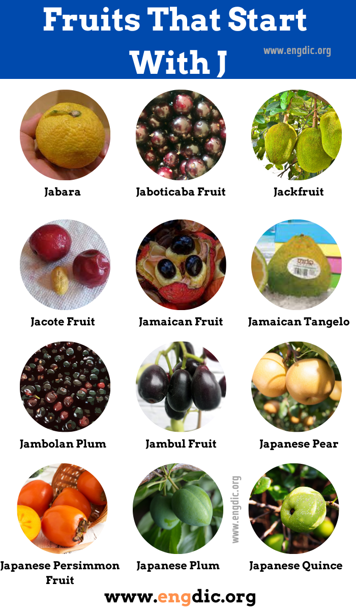 Fruits That Start With j