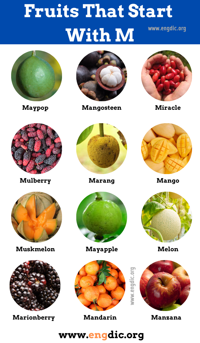 Fruits That Start With m