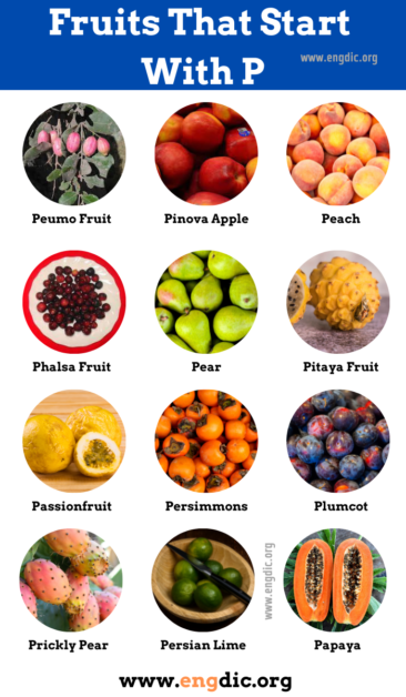 46 Fruits That Start With P Pictures And Properties Engdic 
