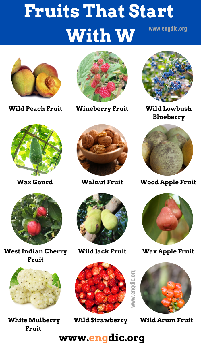 Fruits That Start With w