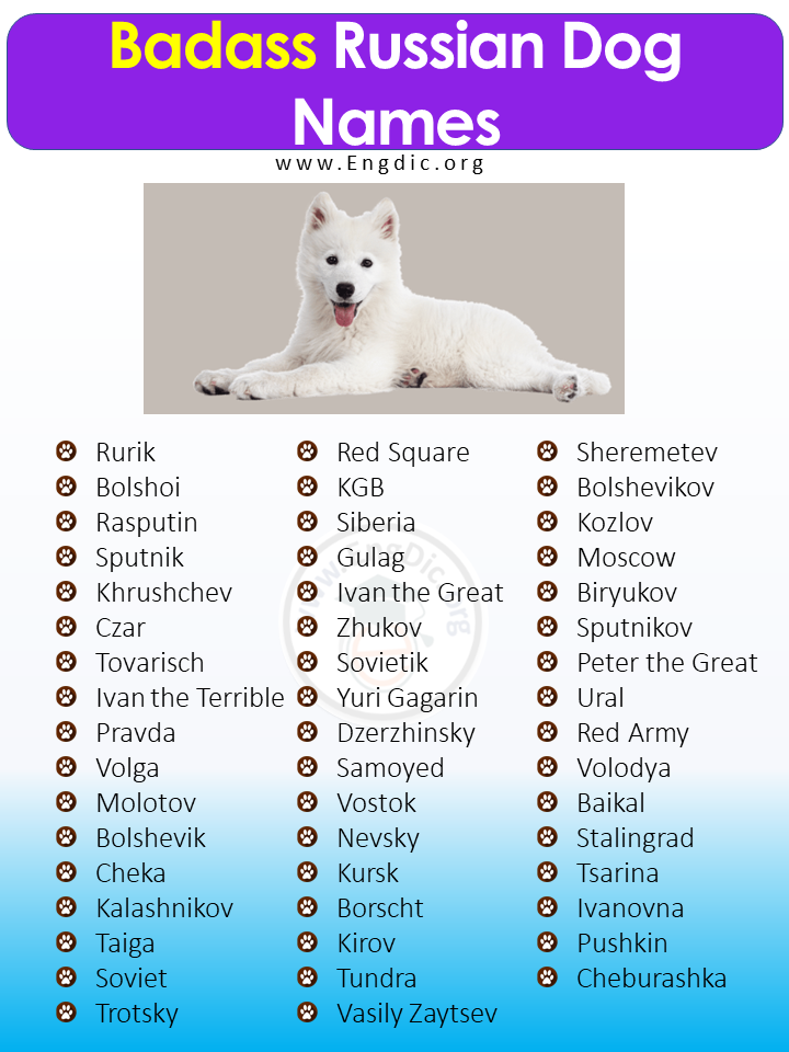 Badass Russian Dog Names