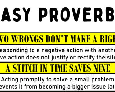 20 Easy Proverbs in English with Meaning