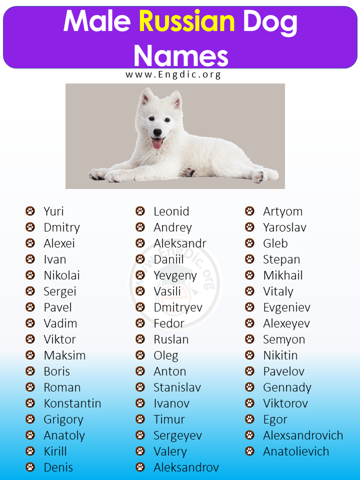 Male Russian Dog Names