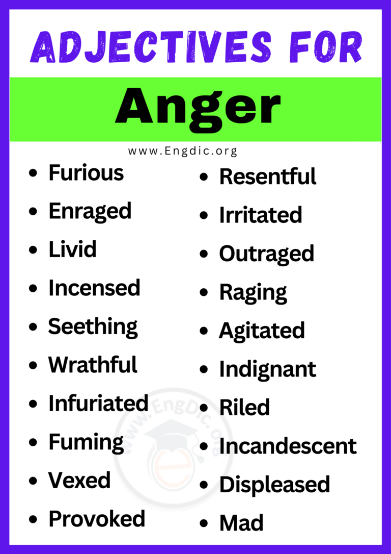 creative writing describe anger