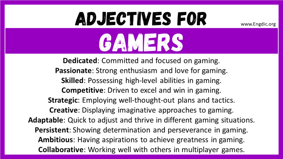 20-best-words-to-describe-gamers-adjectives-for-gamers-engdic