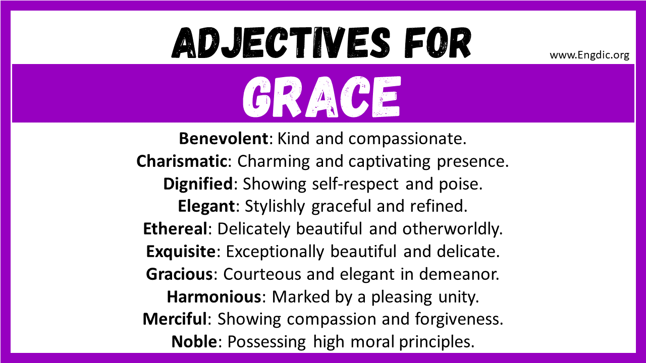 Adjectives for Grace