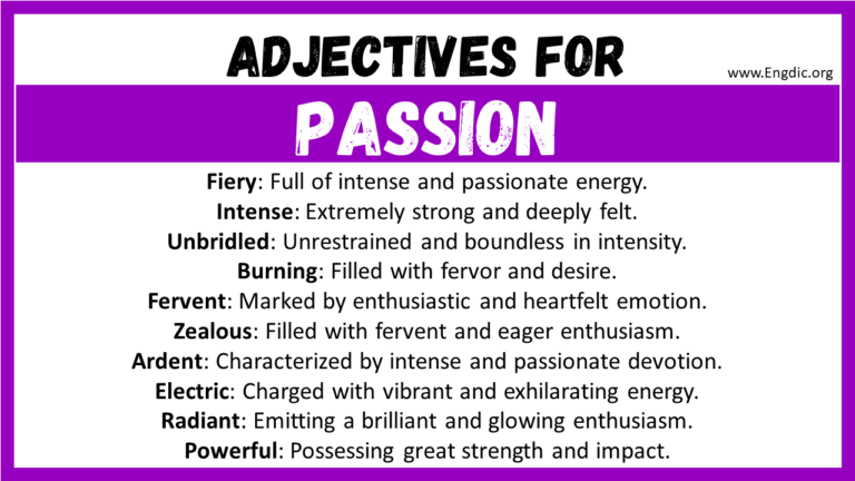 words to use instead of passion in personal statement