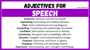 what is a better word for speech