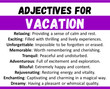 20 Best Words to Describe Rollercoaster Adjectives for