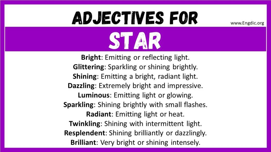 how to describe stars creative writing