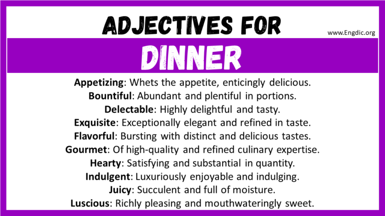 20-best-words-to-describe-dinner-adjectives-for-dinner-engdic