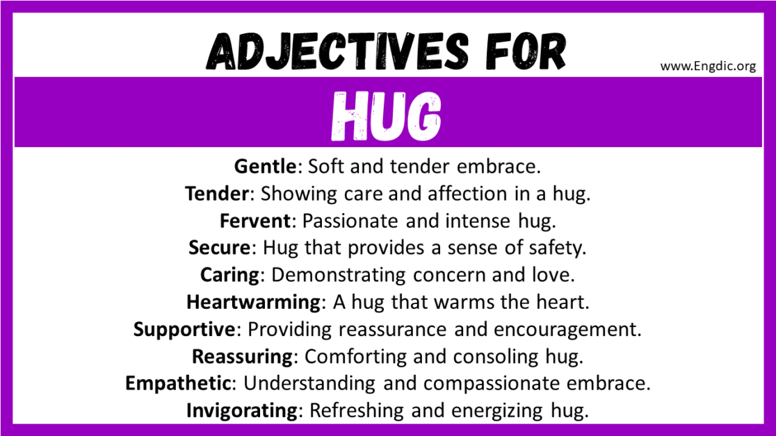 how to describe a hug in creative writing