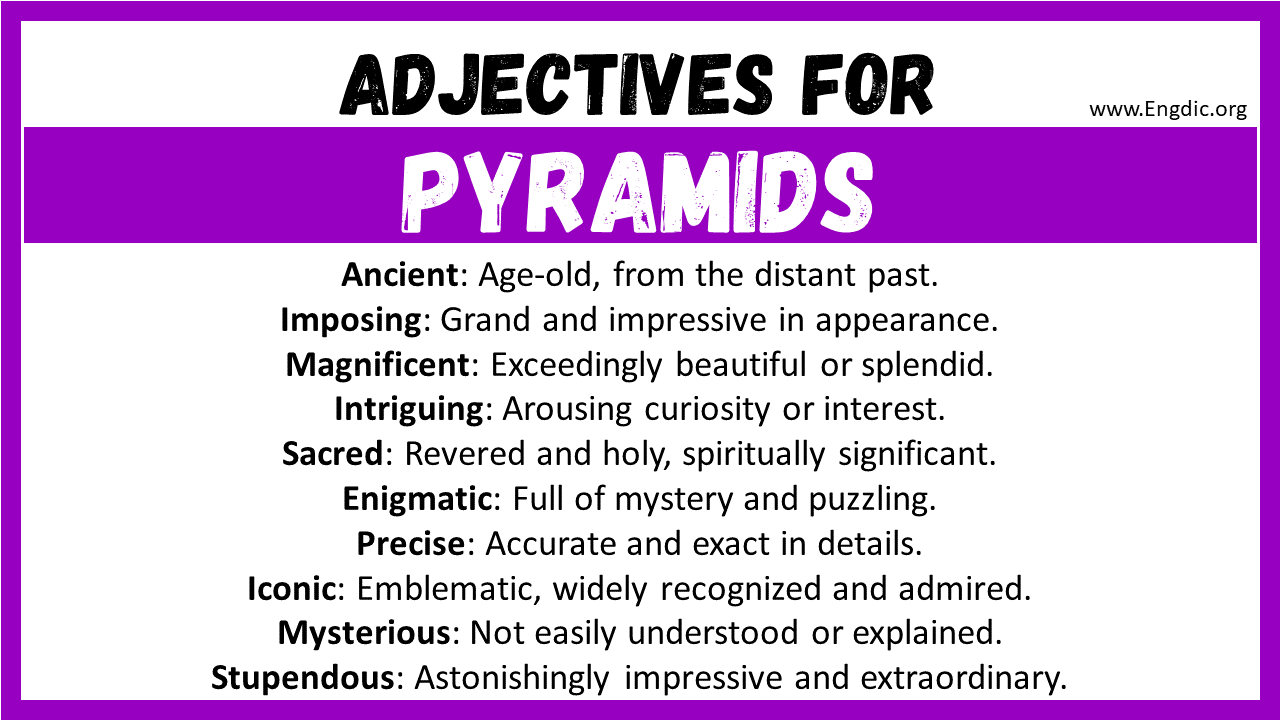 Adjectives for Pyramids