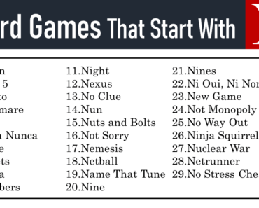 50+ Board Games That Start With N