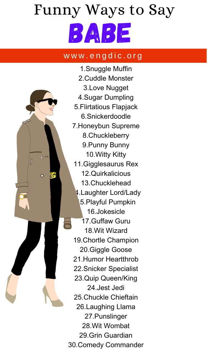 Funny Ways to Say Babe