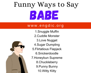 30 Funny Ways to Say Babe