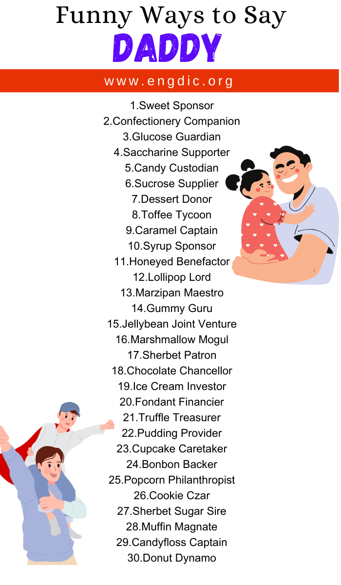 Funny Ways to Say Daddy
