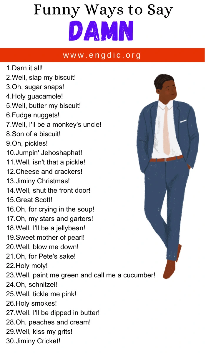 Funny Ways to Say Damn Funny Ways to Say Damn