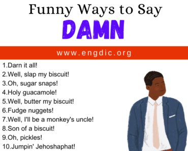 30 Funny Ways to Say Damn