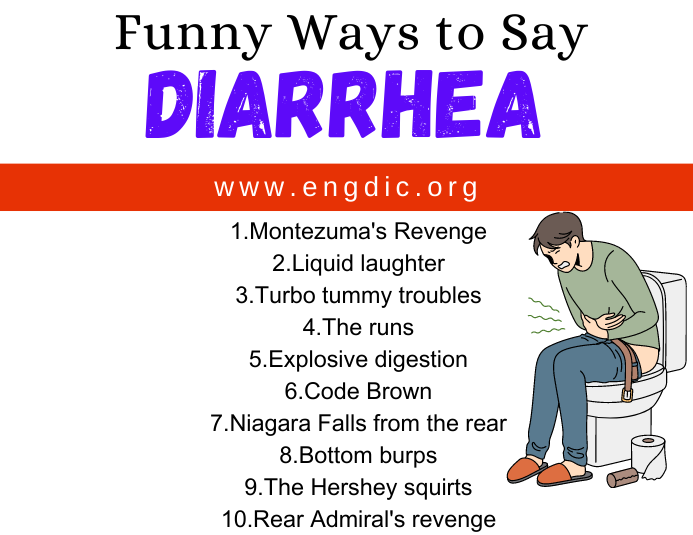 30 Funny Ways to Say Diarrhea EngDic