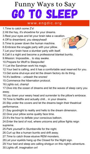 30-funny-ways-to-say-go-to-sleep-engdic