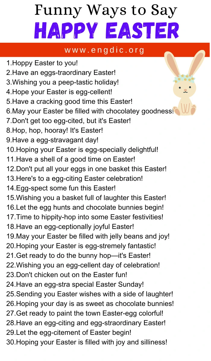 Funny Ways to Say Happy Easter Funny Ways to Say Happy Easter