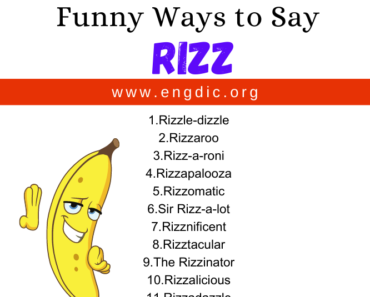 30 Funny Ways to Say Rizz