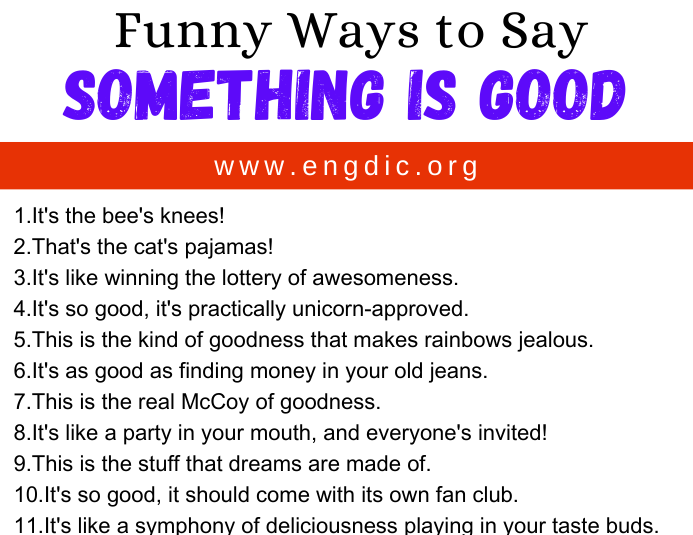 30-funny-ways-to-say-something-is-good-engdic