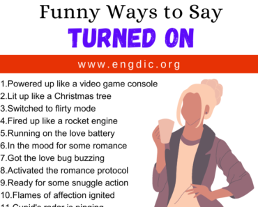 30 Funny Ways to Say Turned On