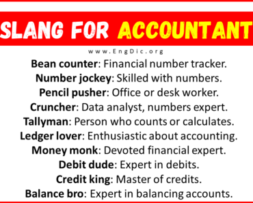 50+ Slang for Accountant (Their Uses & Meanings)