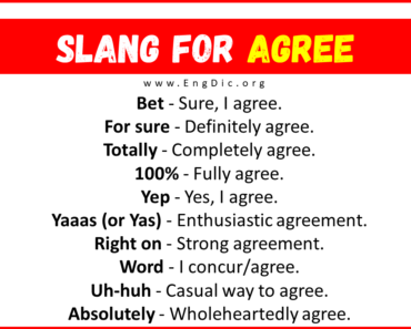 40+ Slang for Agree (Their Uses & Meanings)