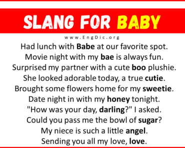 20+ Slang for Baby (Their Uses & Meanings)