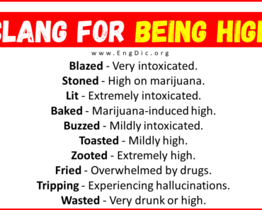 20+ Slang for Being High (Their Uses & Meanings)