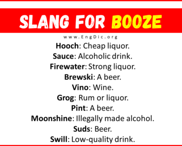 20+ Slang for Booze (Their Uses & Meanings)